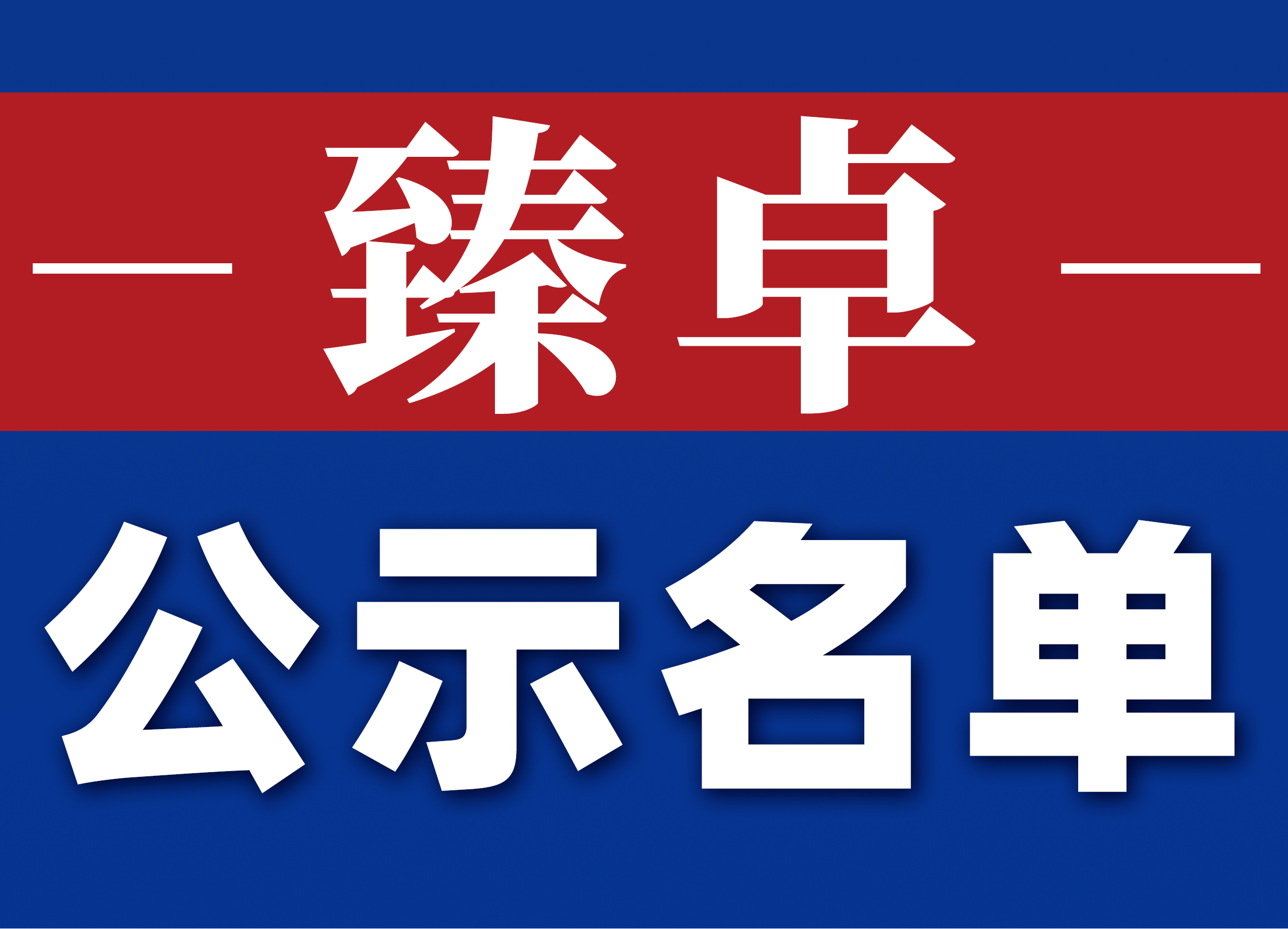 第二十届全国质量奖组织奖推荐获奖名单公示 